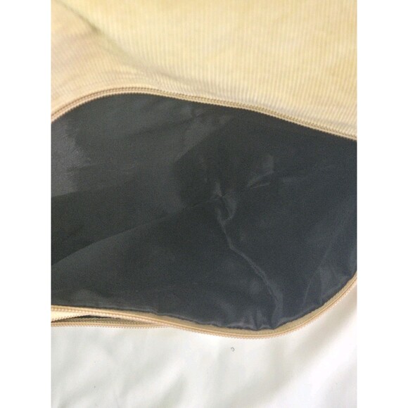 Mudd Vintage Denim Messenger Bag 00s Y2K Beige Floral Embroidered Crossbody - Picture 9 of 16